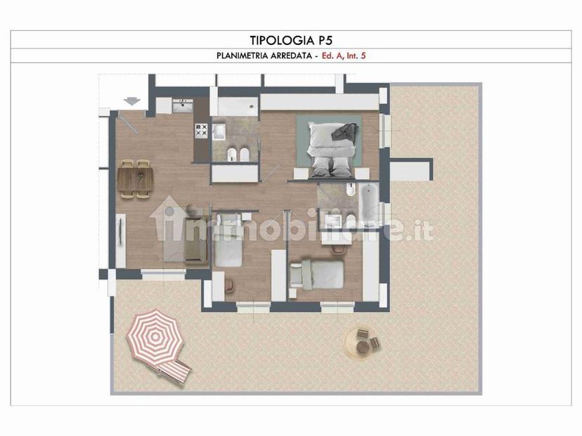 Quadrilocale via della Riserva di Livia 48, Prima Porta, Roma