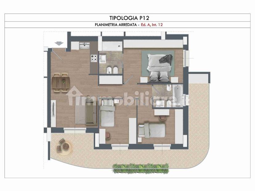 Quadrilocale via della Riserva di Livia 48, Prima Porta, Roma