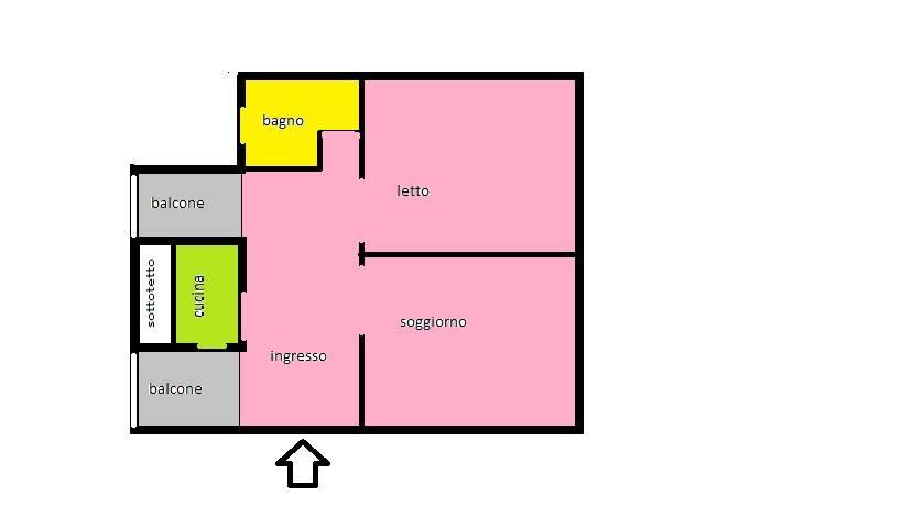Mansarda buono stato, 55 m², Aurora, Torino